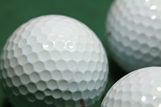 Golfbälle ganz nah